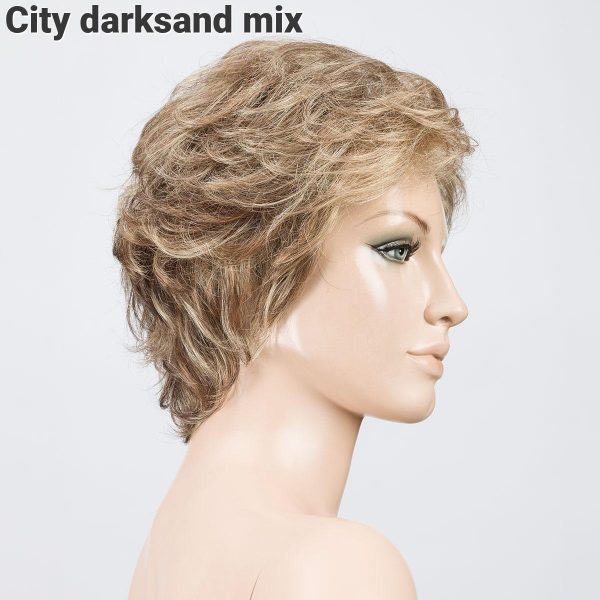 Peruca clasica cu par cret, City