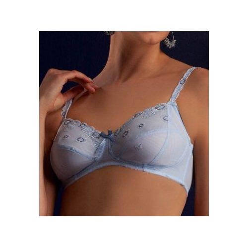 Sutien cu buzunare marca Amoena, model Charlene bleu