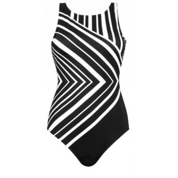 Costum de baie postmastectomie Andalusia OP alb-negru, AMoena