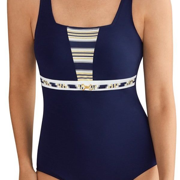Costum de baie postmastectomie Samos navy, AMoena