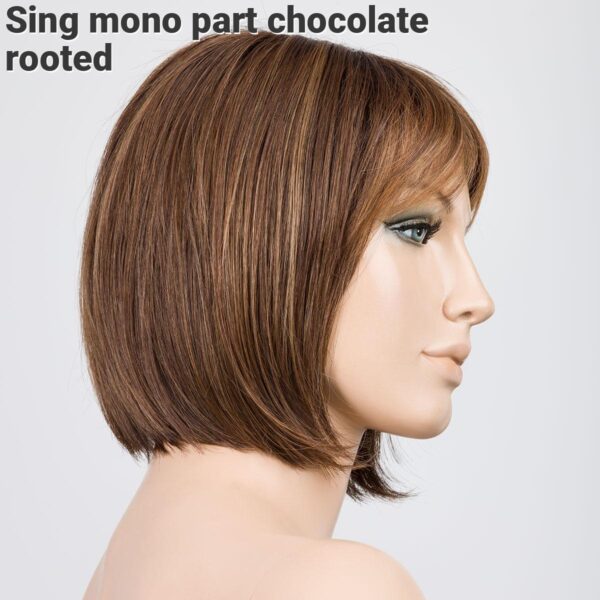 Peruca dama model bob frantuzesc cu breton Sing Mono Part