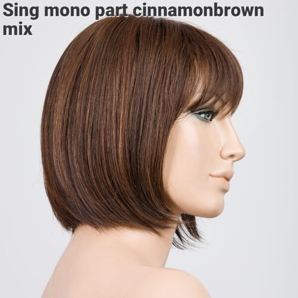 Peruca dama model bob frantuzesc cu breton Sing Mono Part