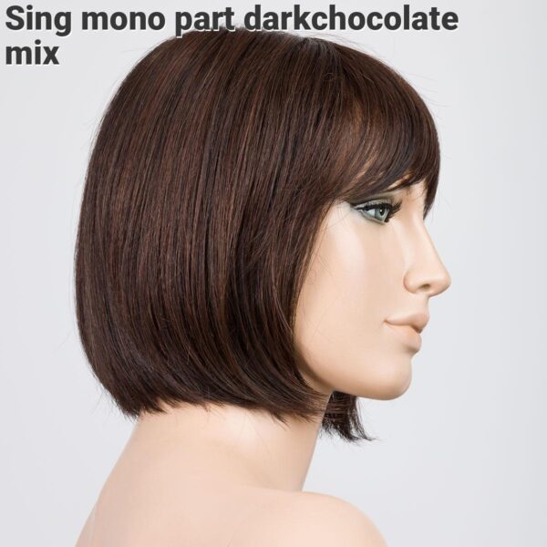 Peruca dama model bob frantuzesc cu breton Sing Mono Part