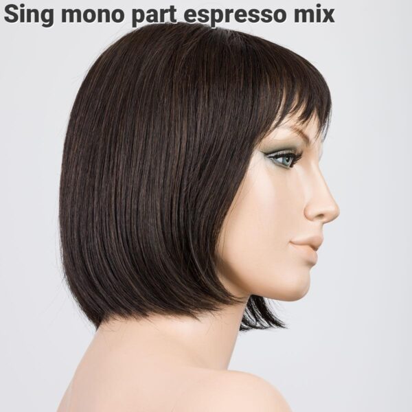 Peruca dama model bob frantuzesc cu breton Sing Mono Part