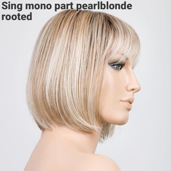 Peruca dama model bob frantuzesc cu breton Sing Mono Part
