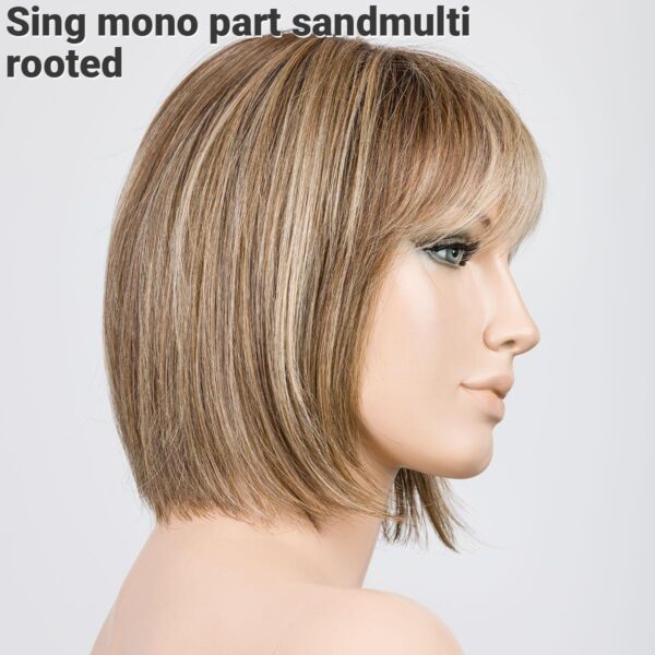 Peruca dama model bob frantuzesc cu breton Sing Mono Part